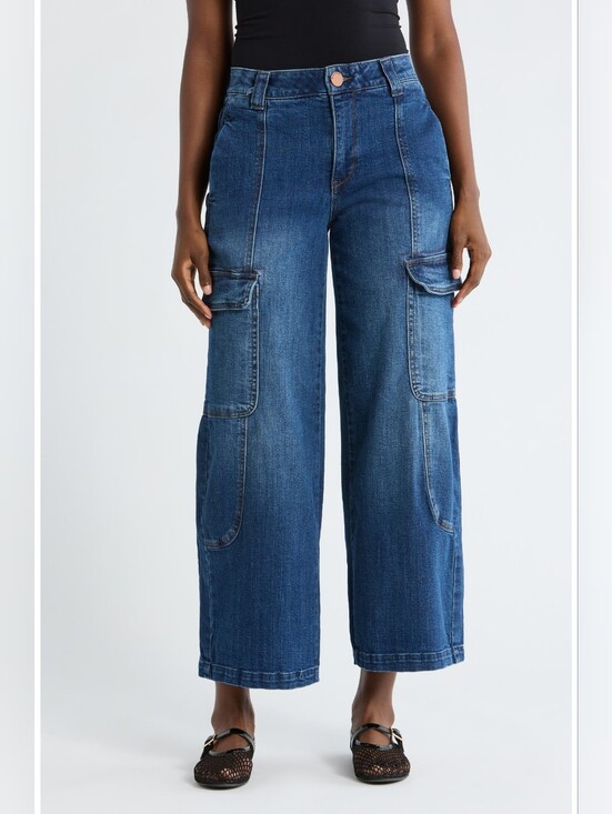 Democracy Denim - Democracy | Ab Solution Cargo Wide Leg Jeans Size 10